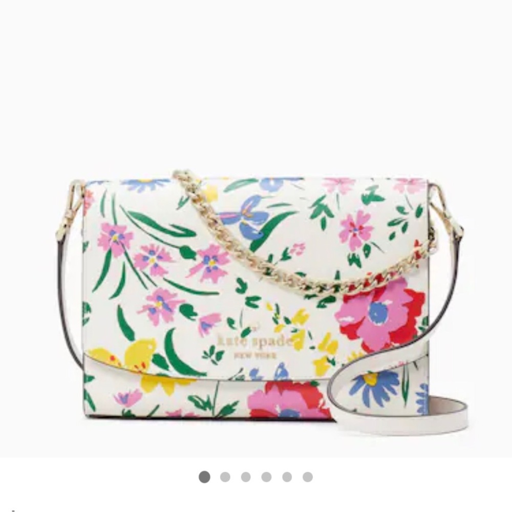 Katespade Carson crossbody in bouquet print